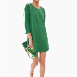 Tuckernuck XS Green Seamed Shift Dress